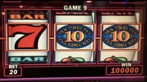 winning big on slot machine